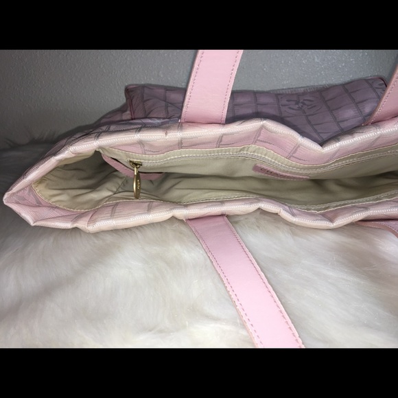 Chanel Pink Nylon Tote medium - Picture 5 of 16